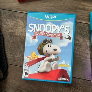 Snoopy's Grand Adventure for Wii U - Blue Case